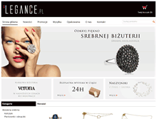 Tablet Screenshot of legance.pl